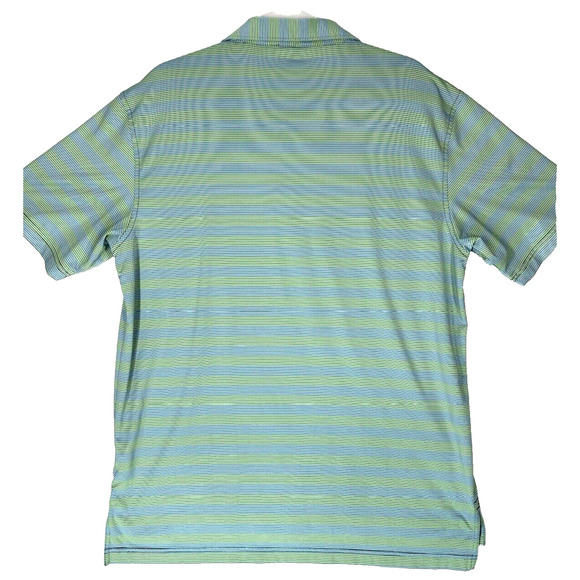 Peter Millar Golf Polo Men's Medium Southern Comfort Richland Crest Performance - Picture 5 of 12